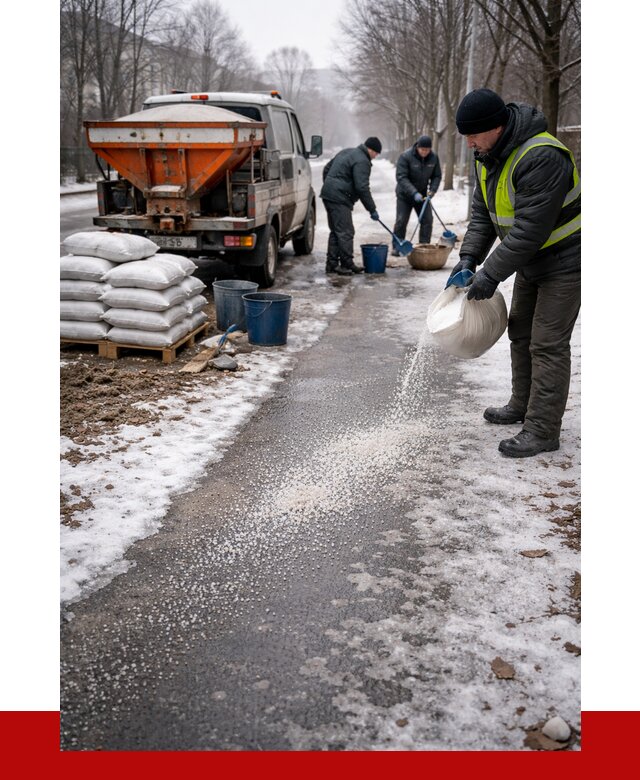 Реагент против гололеда в Кунгуре с доставкой от 4615 р. | ПРОНЕРУДКнг