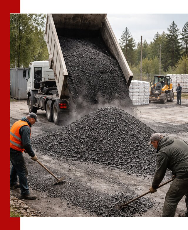 Доставка и продажа асфальтного гранулята в Кунгуре