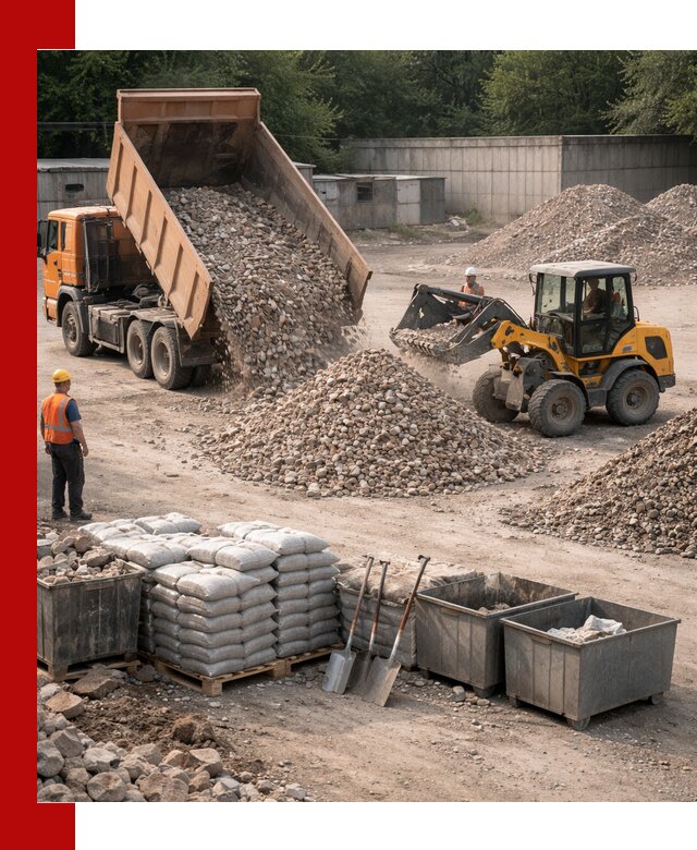 Вторичные материалы для отсыпки в Кунгуре — поставка и доставка