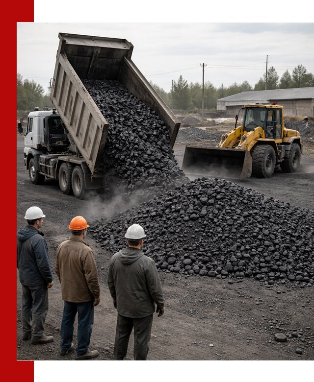 Доставка угля антрацита в Кунгуре с самосвалами и погрузкой
