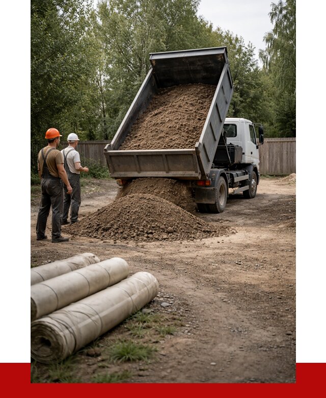 Доставка сыпучих материалов самосвалом в [cvi] от 4308 р. | ПРОНЕРУДКнг