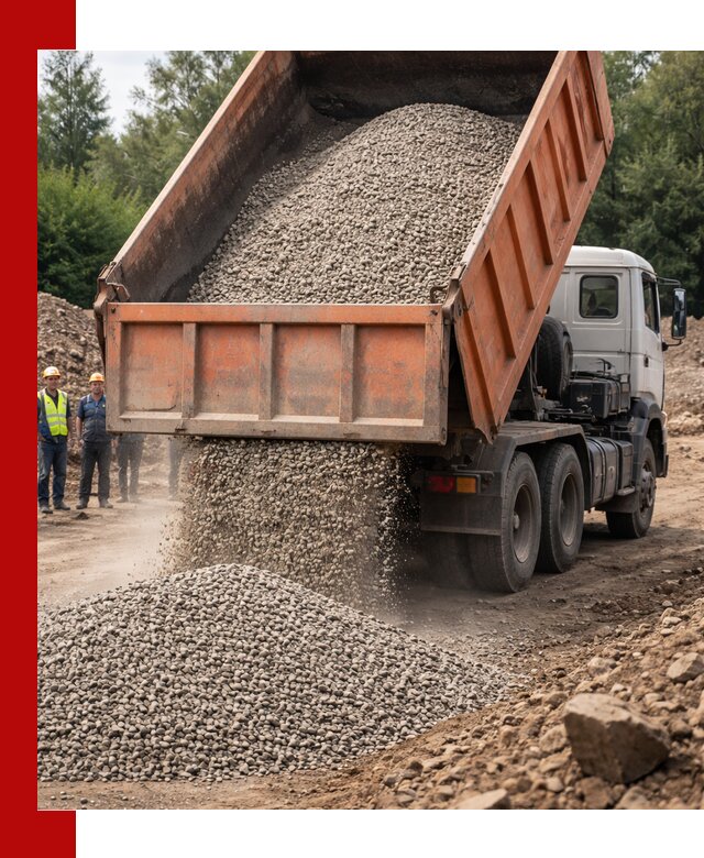 Доставка сыпучих материалов самосвалом в Кунгуре быстро и надежно