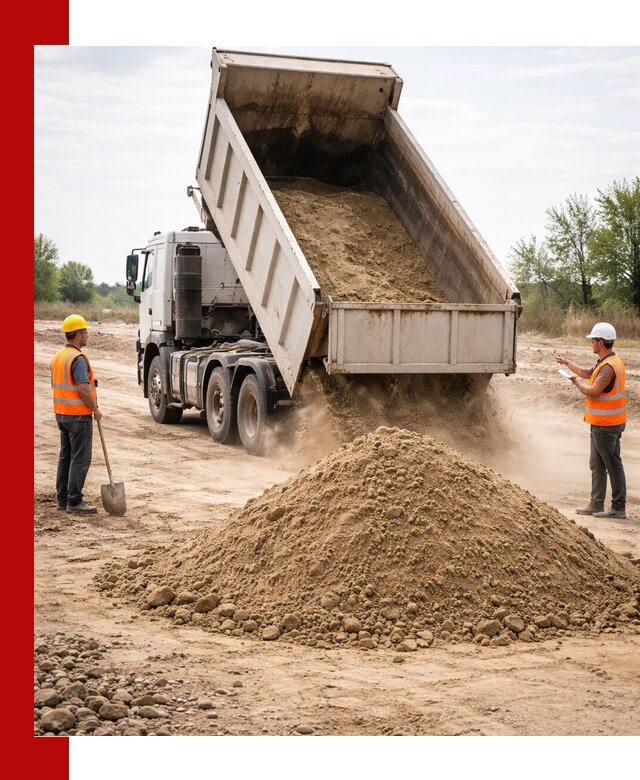 Доставка самосвалом 15 кубов в Кунгуре за город и по городу