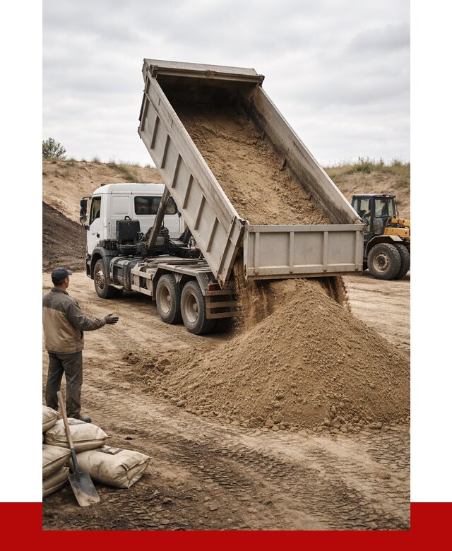 Доставка самосвалом 20 кубов в Кунгуре от 7692 р. | ПРОНЕРУДКнг