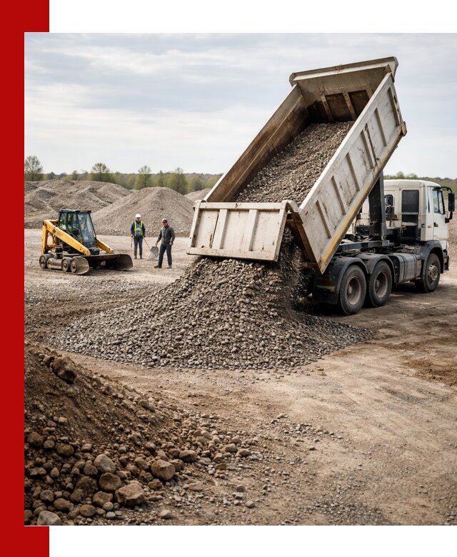 Доставка самосвалом 25 м³ в Кунгуре быстро и надежно