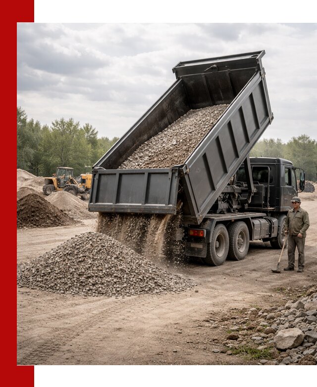 Доставка самосвалом 30 м3 по выгодным ценам в Кунгуре