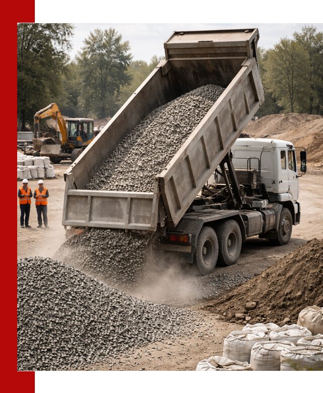 Аренда самосвала в Кунгуре для доставки сыпучих и нерудных материалов