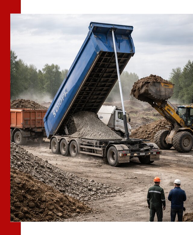 Аренда тонар 40 тонн в Кунгуре с доставкой материалов