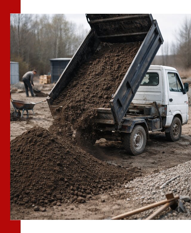 Аренда минисамосвала в Кунгуре для доставки сыпучих материалов