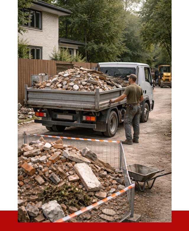 Вывоз строительного мусора с погрузкой в Кунгуре от 7692 р | ПРОНЕРУДКнг