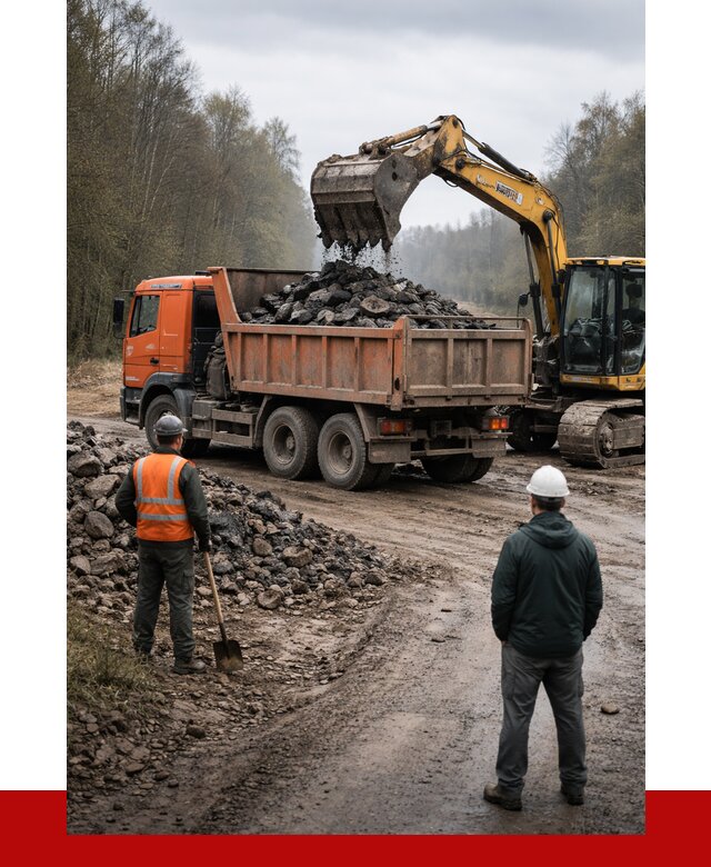 Вывоз асфальта в Кунгуре от 4615 р. самосвалом ПРОНЕРУДКнг