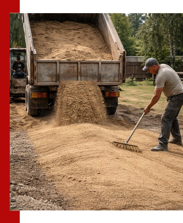 Отсыпка участка песком в Кунгуре быстро и качественно