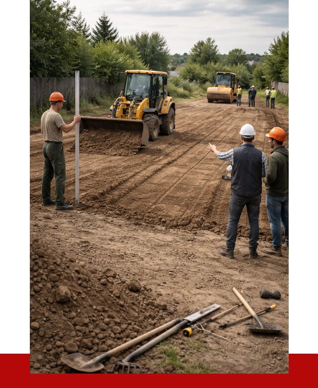 Планировка участка грунтом в Кунгуре от 4615 р ПРОНЕРУДКнг