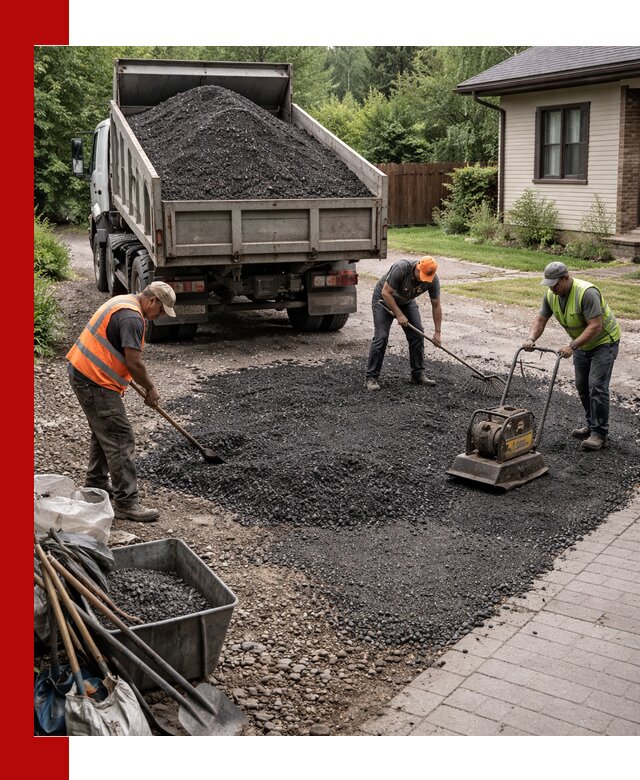 Асфальтовая крошка для двора с доставкой в Кунгуре